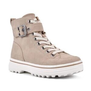 WT Cliffs by White Mountain Gordon Bootie Boots Light Brown Shoe Size: 8